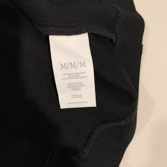 NWOT CAbi Women's Convertible Jacket Style#3176 Black Cropped Length Duster Med - Picture 11 of 13